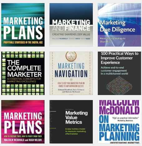 9 of Malcolms books |